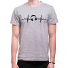 Fajntričko Tričko - EKG Music, Farba šedá, Strih/ Variant Pánsky / UNISEX