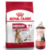 ROYAL CANIN Medium Adult 7+ 15kg + LAB V Lososový olej pre psov a mačky 1000ml