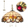 Luster do obývačky Tiffany Premium CASIOPEA Ø40 3*E27