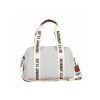 Childhome Prebaľovacia taška Mommy Club Signature Canvas Off White