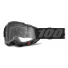 100% Accuri 2 Enduro MTB - Black/Clear Lens one size