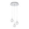 Moderné svietidlo EGLO MONTEFIO 1 LED chróm 93709