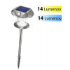 Solárne záhradné svietidlo PIR H40cm 2x HL-LED SP0.4Wp ESOTEC SunnyLight PIR Duo Color DB (Solárne záhradné svietidlo, Typ: Sĺpik, LED: 2xSMD, Solár panel: 0,4Wp, Svetlo: TB-2800K/SB-6500K, Svietivosť