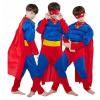 Kostým pre chlapca- Superman Tutuu kostým 98-110 (Superman outfit svaly maskujú karneval 98-110)