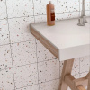 Glass White 20x20 cm - 1m2 Biela Retro 20x20 Glass