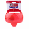 KONG Jumbler Ball L/XL 18cm - veľmi veľká piskľavá loptička pre psa, s rúčkami - červená