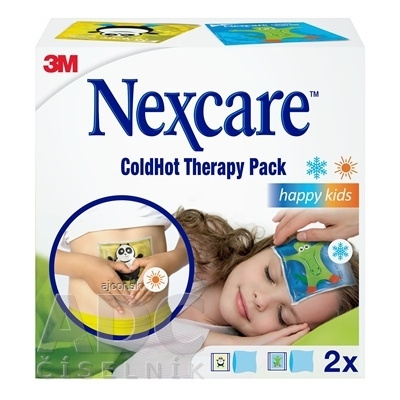 3M Česko, spol. s r.o. 3M Nexcare ColdHot Therapy Pack Happy Kids vrecko, gélový obklad pre deti 1x2 ks