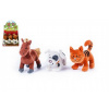 Teddies Zvieratko plyš 18-20cm Moje prvé zvieratká so zvukom 3 druhy 9ks v boxe MPZ