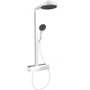 Hansgrohe Rainfinity - Sprchový set s termostatom, priemer 25 cm, 3 prúdy, matná biela 28742700
