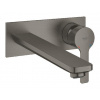 Grohe Lineare - Umývadlová batéria pod omietku, 2-otvorová inštalácia, kefovaný Hard Graphite 23444AL1