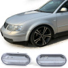Bočné dynamické LED smerovky Číre pre VW Passat 3B 3BG Polo 6N 9N Sharan Vento