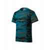 MALFINI® Tričko detské Camouflage camouflage petrol Veľkosť: 122 cm/6 rokov 149C109