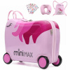 Dětský kufr Aerolite MiniMax Ride-On Unicorn - Růžová - 29 L