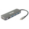 Rozbočovač USB-C DUB-2333, standard: USB 1.1, USB 2.0, USB 3.0 USB, počet portů USB: 4 Sběrnice USB 13.5 mm D-Link 35 mm