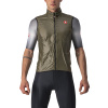 Castelli Aria Vest, Moss brown Veľkosť: 3XL Pánska minimalistická, ľahká a extra zbaliteľná vesta