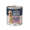 MONGE SPECIAL DOG EXCELLENCE pečené kúsky v šťave s bravčovým a morčacím mäsom pre psov 720g