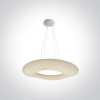 One Light Apidea závesné svietidlo 1x80 W biela 63110C/W