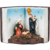 Dekorácia MagicHome Vianoce, Betlehem v knihe, LED, interiér, 13,5x8x9,5 cm
