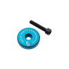 WOLF TOOTH krytka ULTRALIGHT STEM CAP modrá + 5mm spacer