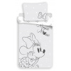 Jerry Fabrics Obliečky Minnie Bows Grey 140x200, 70x90 cm