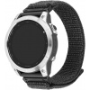 Nylonový řemínek FIXED Nylon Sporty Strap pro Garmin QuickFit 22mm, tmavě šedý FIXNST2-QF22MM-GR