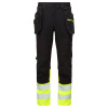 PORTWEST Kalhoty DX457 Craft 1. třídy s odnímatelným pouzdrem, do pasu, Hi-Vis, reflexní POR-DX457YBR44 44 Žlutá/černá