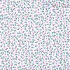 Bio bavlnený popelín s kvetmi 1 m