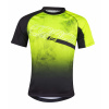 FORCE - Dres MTB CORE s krátkymi rukávmi fluo/čierna Veľkosť: S