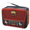 RETRO RÁDIO solárne nabíjateľne USB prenosné
