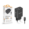 Chytrá síťová nabíječka ALIGATOR 2,4A, 2xUSB, smart IC, černá, micro USB kabel (CHA0040) Chytrá síťová nabíječka ALIGATOR 2,4A, 2xUSB, smart IC, černá, micro USB kabel (CHA0040)