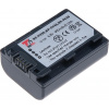 Batéria pre kameru T6 power Sony NP-FH50, 750mAh, sivá (VCSO0050)
