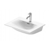 Duravit Viu - Umývadlo, 63x49 cm, s prepadom, s otvorom na batériu, biela 2344630000