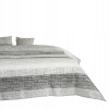 Prehoz na posteľ Euromat polyester 220 cm x 240 cm sivý