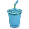 Detský pohárik so slamkou Klean Kanteen Kid Cup 10oz (w / Kid Straw Lid) - Hawaiian Ocean 295 ml uni