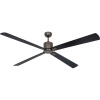 CasaFan ECO NEO III 180-4 BZ-SW/TK WiFi Flügel Schwarz/Teak stropný ventilátor, 28 W, (Ø x v) 180 cm x 360 mm, bronz, 949410W; 949410W