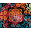 Maľovanie podľa čísel Žiarivá mandala, 80x100 cm, vypnuté plátno na rám (6040483)