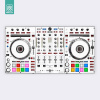 Doto Design Skin DDJ-SX2 DAY & NIGHT White