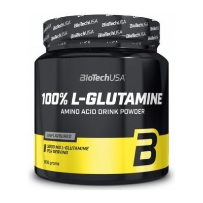 BioTech USA 100% L-Glutamine 500g Biotech