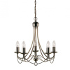 Searchlight Maypole 5Lt Pendant - Antique Brass Metal