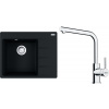 Franke SET G249 O 114.0700.681 - Set drez CNG 611-62 TL/2 onyx + batéria FS 3230.031 chróm