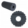 Blackroll Flow Fascia Shaft - Original (Priemerná tvrdosť) - Samaching Roller s dvojitým efektom fascie + cvičebná karta (Masážny valček s anti -celulitnými kartami 30 cm)