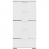 Carryhome KOMODA, biela, 49/102/41 cm - Spálňové sety - 001787046081
