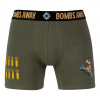 Trenýrky Boxer BOMBS AWAY ZELENÉ velikost: XXL