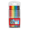Fixy vláknové STABILO Pen 68, 10 farieb 1 mm