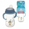 Canpol Babies nevylievací hrnček s mäkkým náustkom Bonjour modrý 250 ml