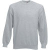 Fruit of the Loom Mikina Classic Raglan Sweat, raglánová COT16221661014-heather gre 4XL Melír šedá