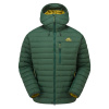 Mountain Equipment pánska páperová bunda Earthrise Hooded Jacket | farba: Conifer, veľkosť: XL