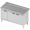 Přístěnný stůl s křídlovými dveřmi 1400x600x850 mm | STALGAST, 980166140 inox