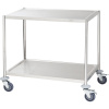 Servírovací vozík 2-policový 850x530x800 mm | STALGAST, 661040 inox