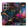 Flip pouzdro iSaprio - Xiaomi 14T - Dark Marble s kapsičkami na karty (Flipové knížkové pouzdro, obal, kryt iSaprio s přihrádkami na karty a motivem)